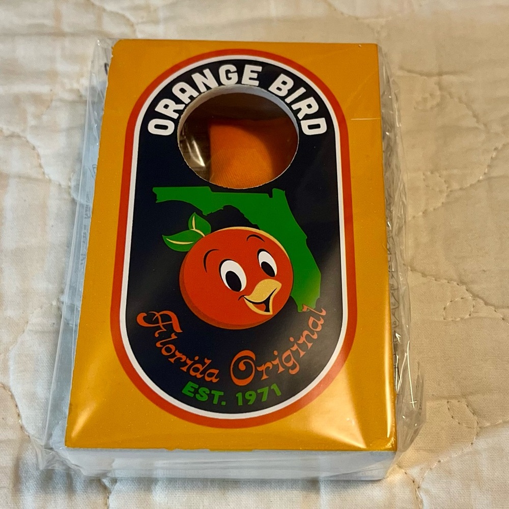 Disney EPCOT Prize Orange Bird Corn Hole Bag Toss Flower Garden Festival New Box